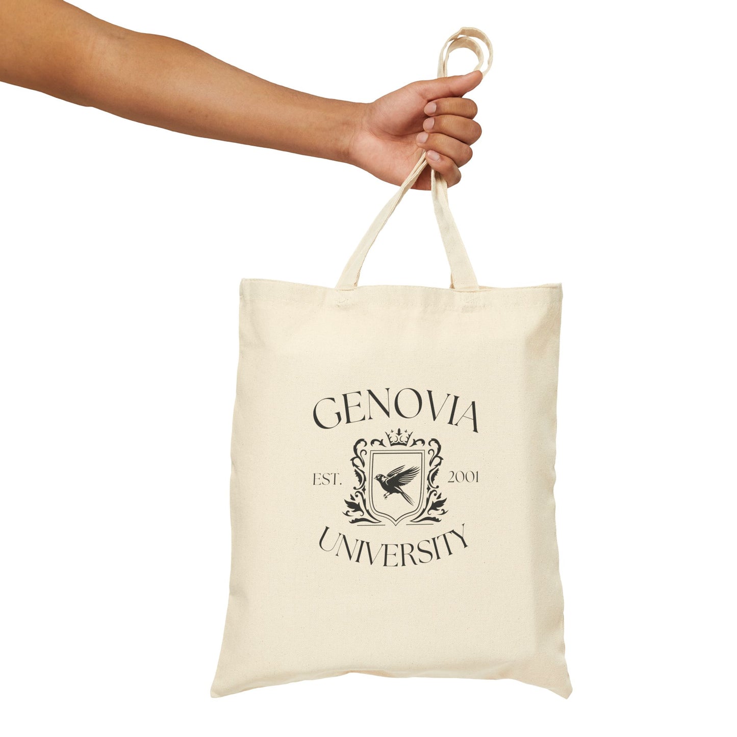 Genovia University Cotton Canvas Tote Bag