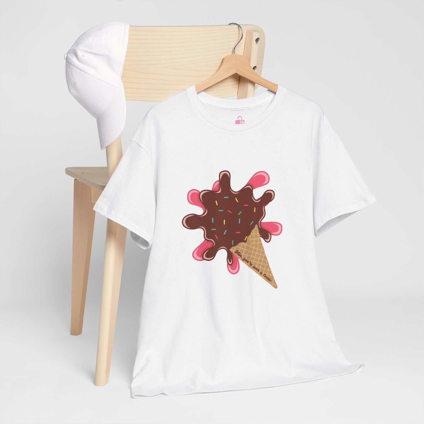 Mia Ice Cream Heavy Cotton Tee