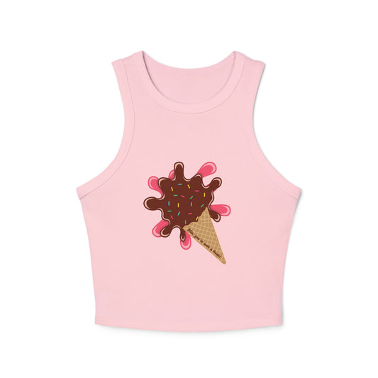 Mia Ice Cream Micro Rib Tank Top