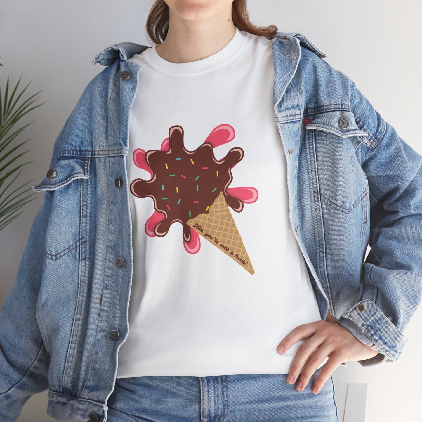 Mia Ice Cream Heavy Cotton Tee