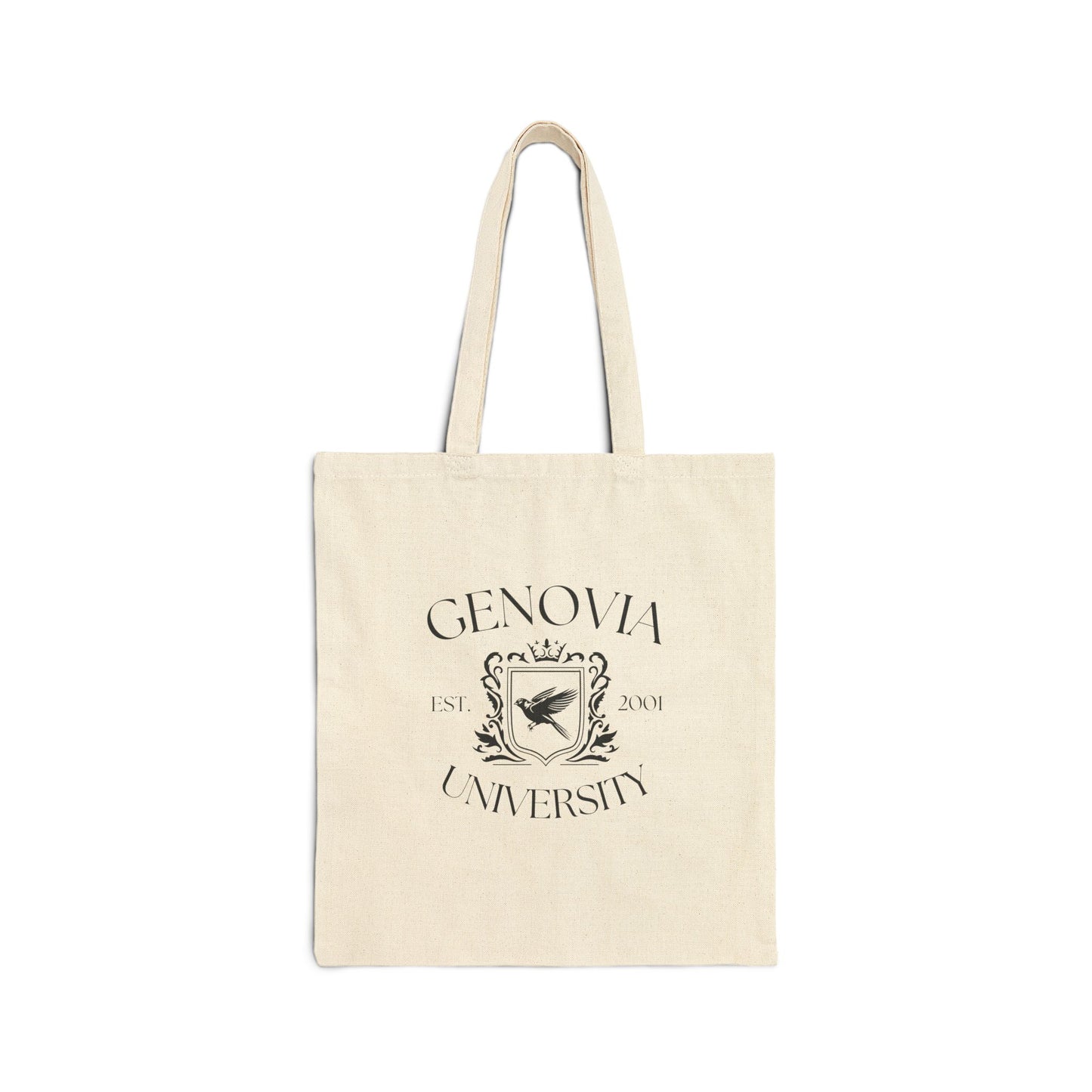 Genovia University Cotton Canvas Tote Bag